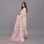 Ivory Blossom Embroidered Suit Set