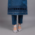 Azure Mist Embroidered Suit Set
