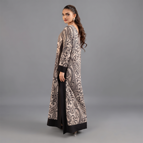 Classic Paisley Printed Maxi Dress