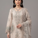 Pearl Mist Embroidered Luxury 3-Piece Suit