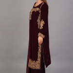 Imperial Wine Embroidered 3-Piece Suit