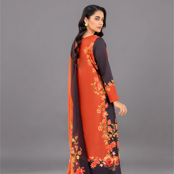 Autumn Ember Floral 3-Piece Suit