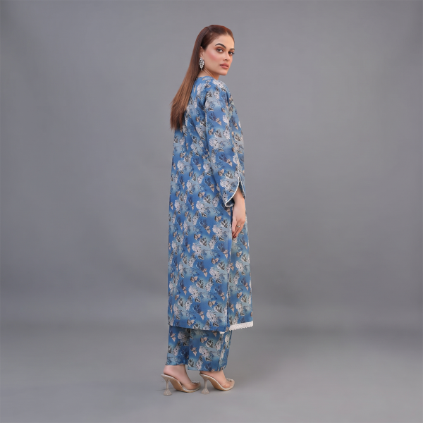 Azure Blossom Printed Co-Ord Set