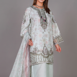 Blush Whisper Embroidered Luxury Lawn Suit