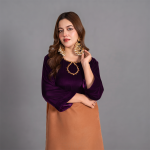 Royal Plum Colorblock Co-Ord Set