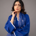 Royal Blue Farshi Shalwar Suit