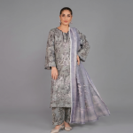 Grey Floral Printed Co-ord Set