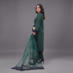 Emerald Noir Lace Suit Set