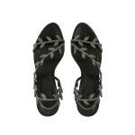 Black Embellished Heels for Women – Elegant Party & Wedding Wear