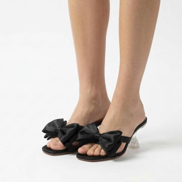 Black Heels Sandals For Women