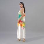 Elegant  Floral Print Maxi Dress for Women