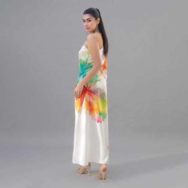 Elegant  Floral Print Maxi Dress for Women