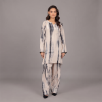 Ivory Noir Tie-Dye Co-Ord Set