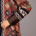 Artistic Printed Long Overlay with Co-ord Inner Set