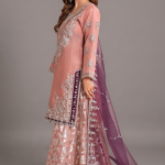 Rose Quartz Embroidered Luxury 3-Piece Suit