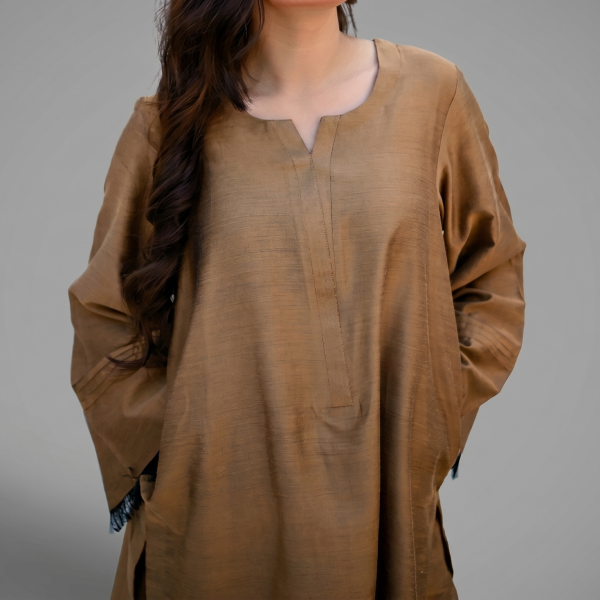 Premium Tan Co-Ord Kurta Set