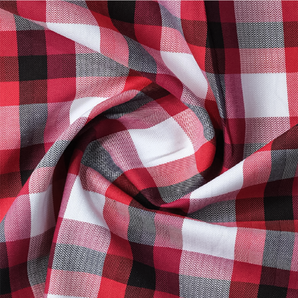 Red and White Check Casual Shirt
