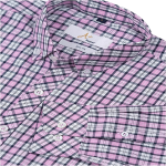 Light Purple Plaids Casual Shirt