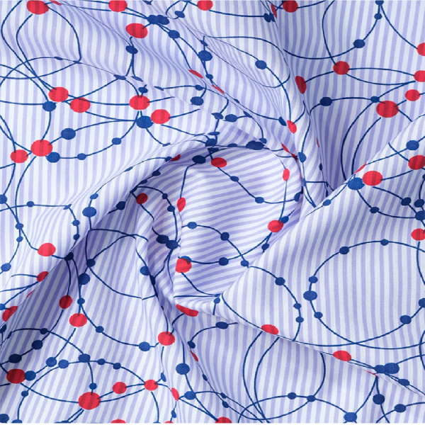 Purple Curve Printed Casual Shirt