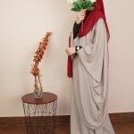 Elegant Drape Batwing Abaya – Silk-Finish Modest Wrap