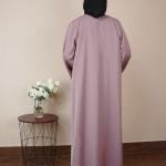 Two-Tone Piping Abaya